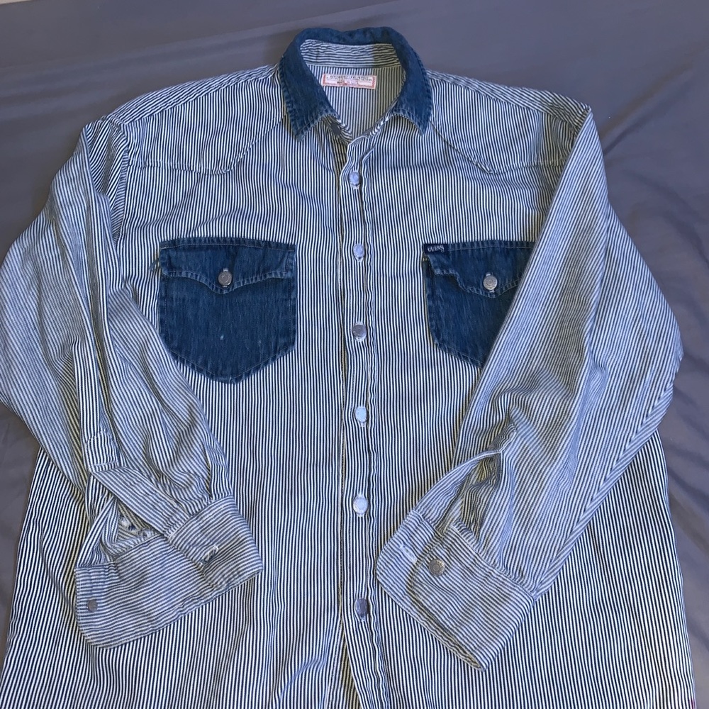 Vintage Guess Brand Denim Shirt, Great quality